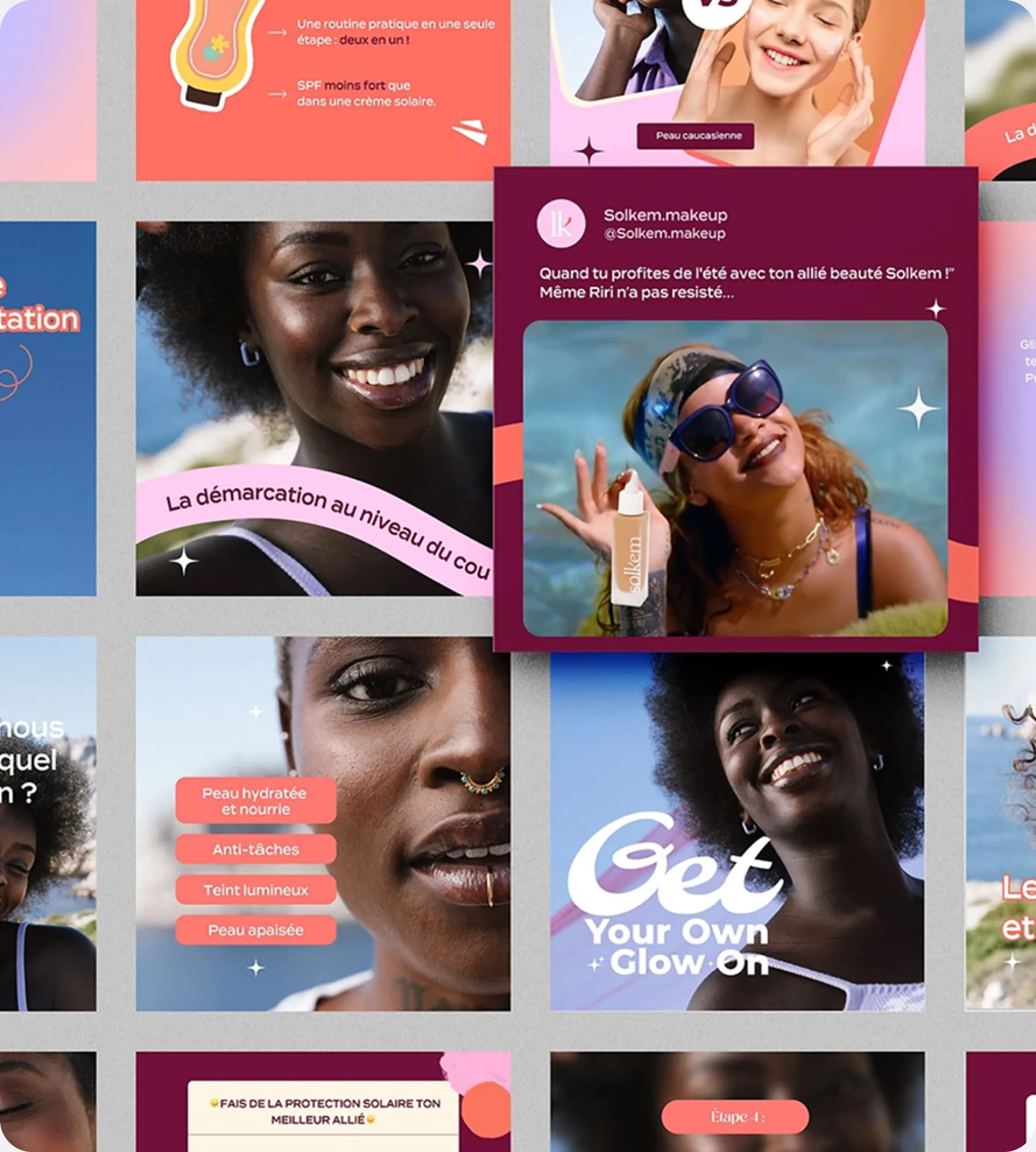 Solkem : mosaïque du feed